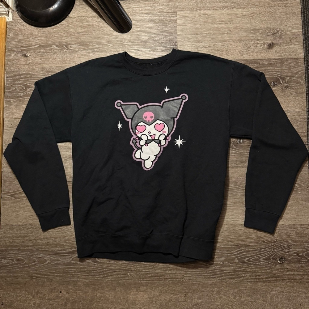 Kuromi Long Sleeve Sweat Shirt Size Large